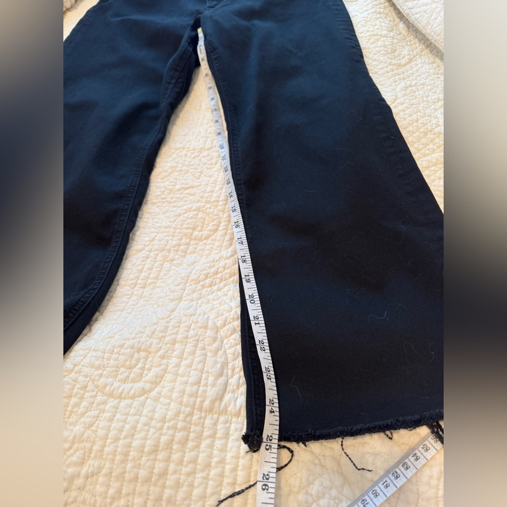 Kut from the Kloth Black Flare & Frayed Hem Jeans so 14 - Picture 6 of 14